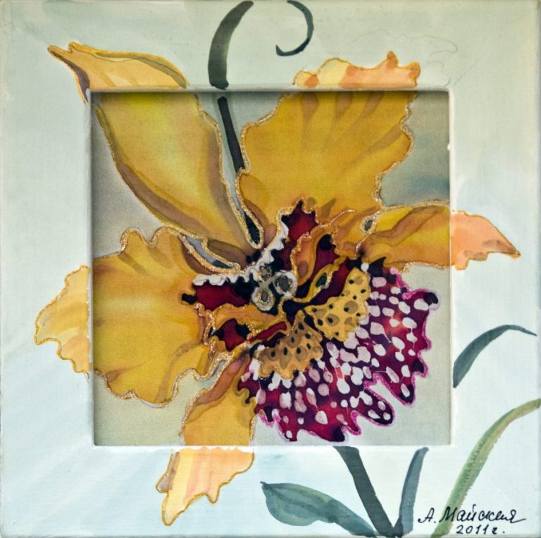 миниатюра "Желтая орхидея"